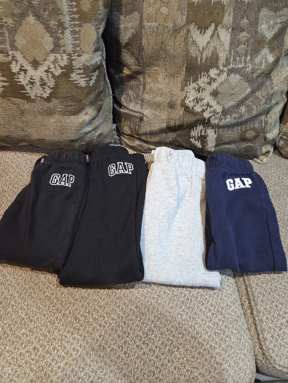 GAP Kids Sweatpants Bundle  Black, Gray, Navy
